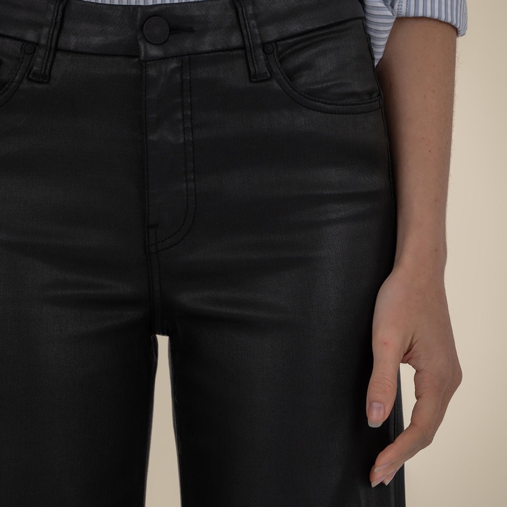 Kut from the Kloth Black Wide Leg Pants - Picture 10 of 12